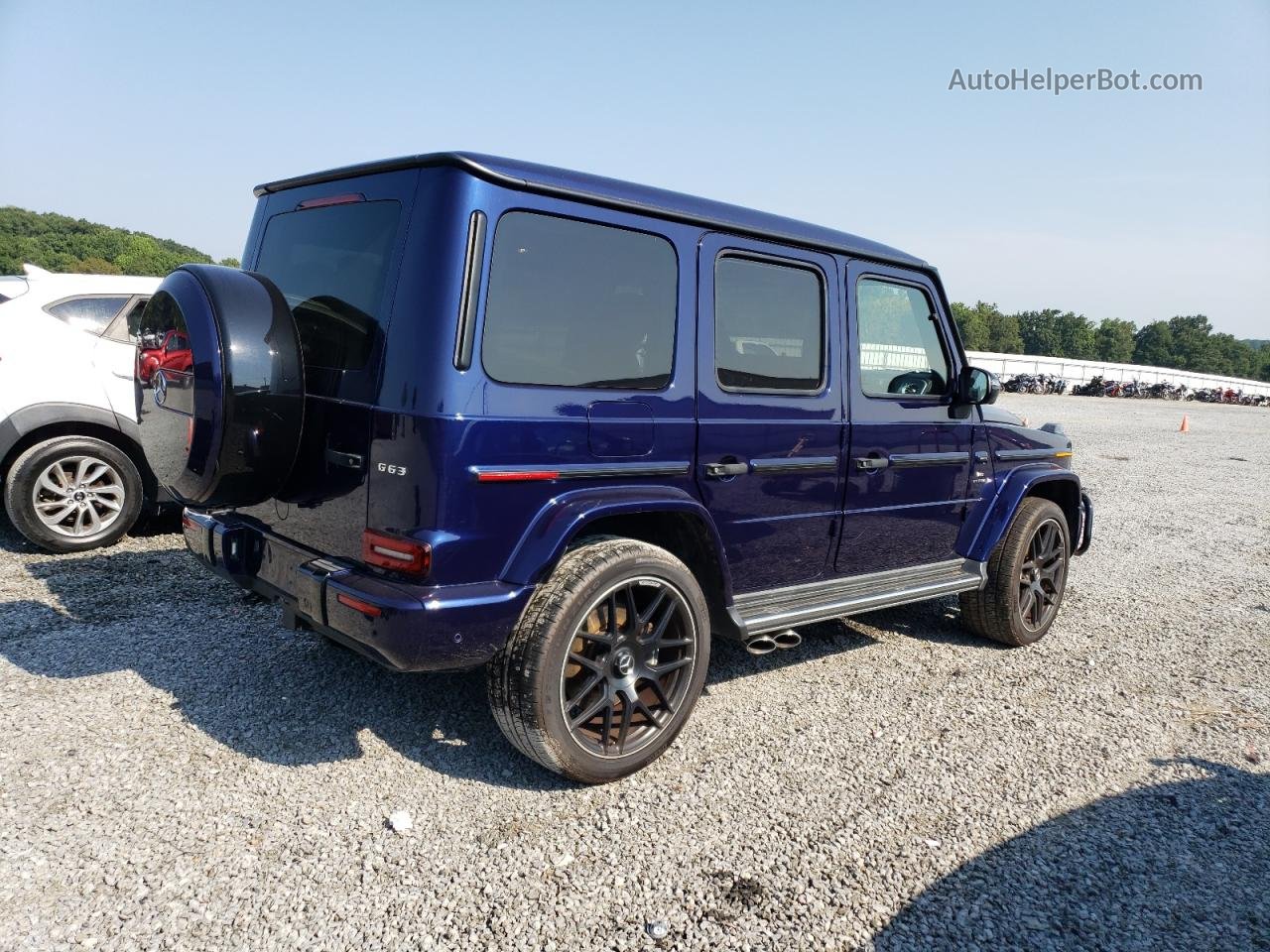 2019 Mercedes-benz G 63 Amg Blue vin: WDCYC7HJ0KX319225
