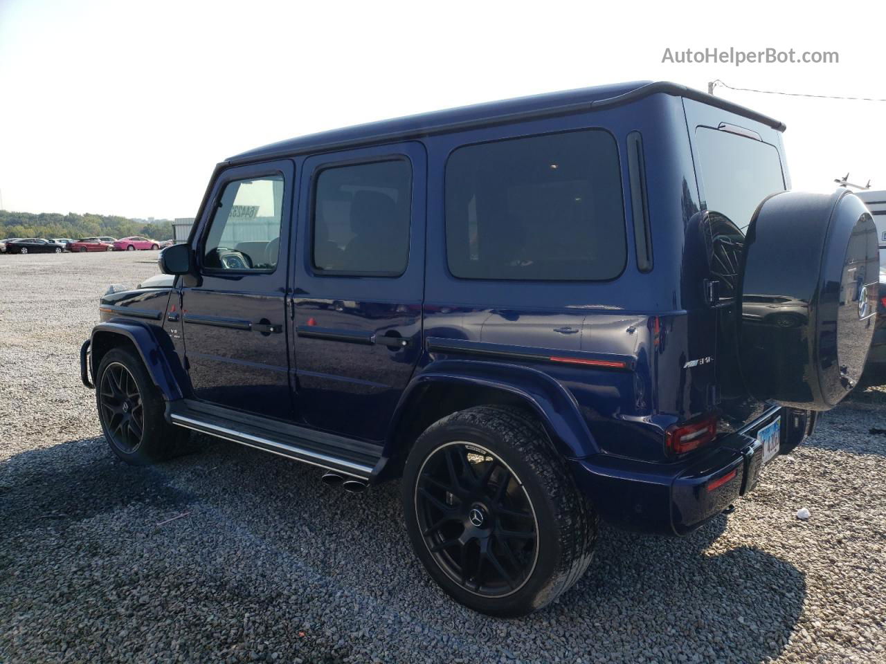 2019 Mercedes-benz G 63 Amg Синий vin: WDCYC7HJ0KX319225