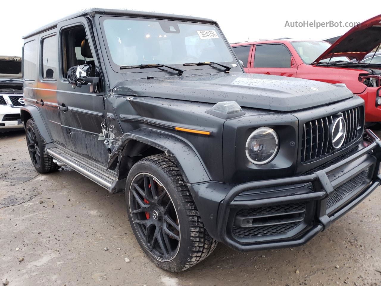 2019 Mercedes-benz G 63 Amg Черный vin: WDCYC7HJ3KX319459