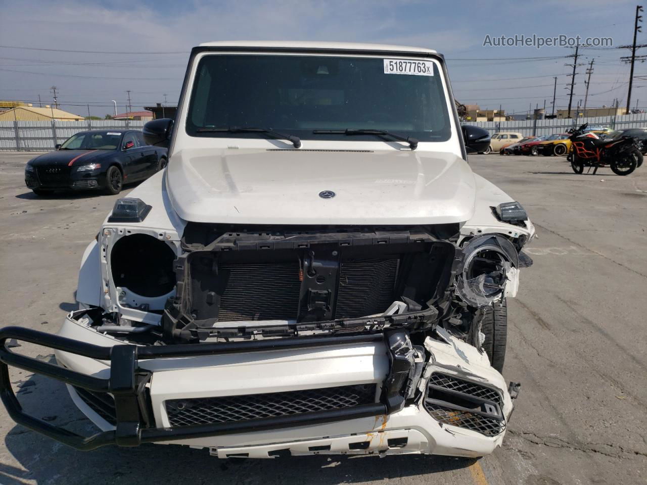 2019 Mercedes-benz G 63 Amg White vin: WDCYC7HJ6KX324803