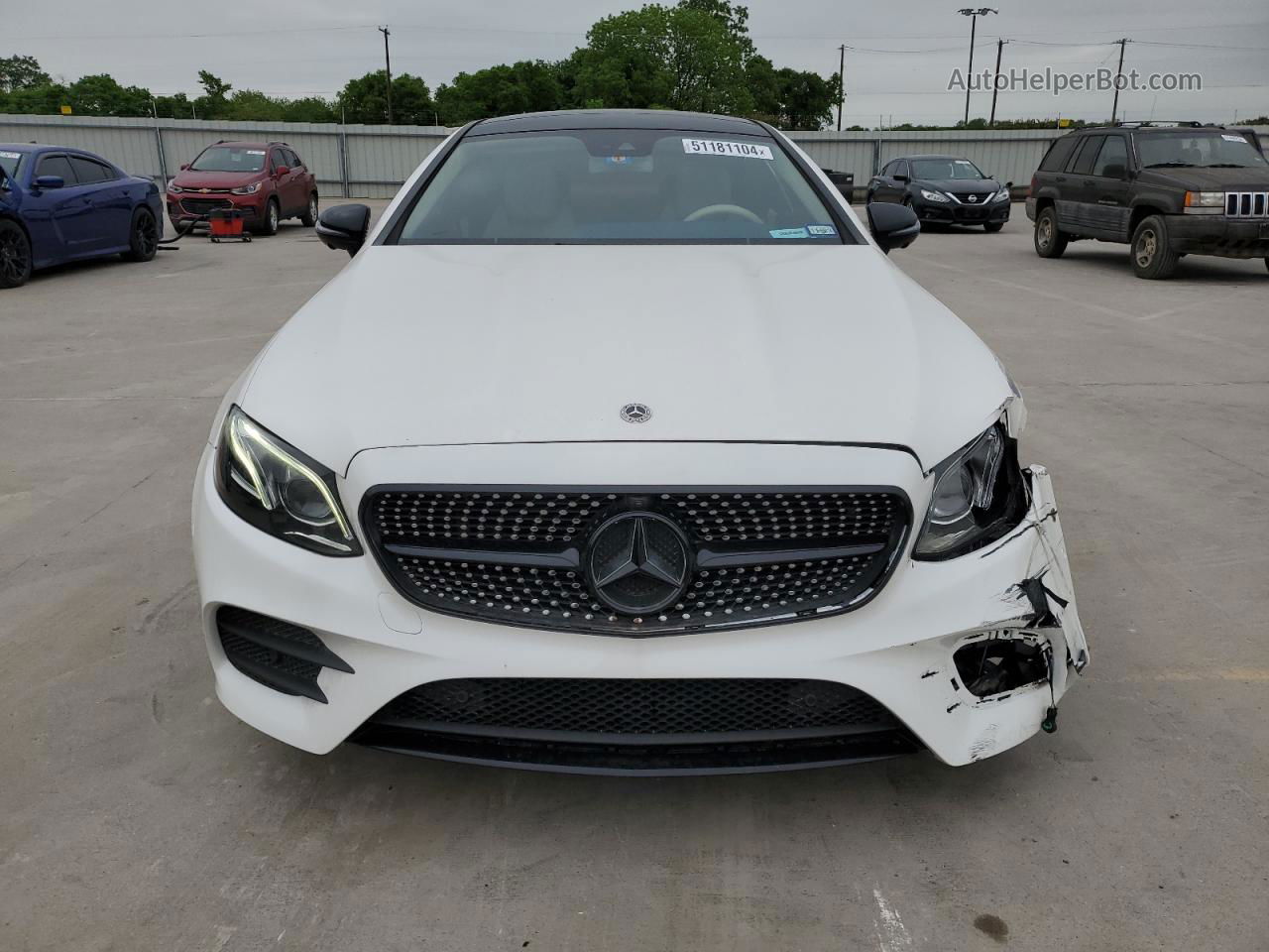 2019 Mercedes-benz E 450 White vin: WDD1J6HB1KF074835