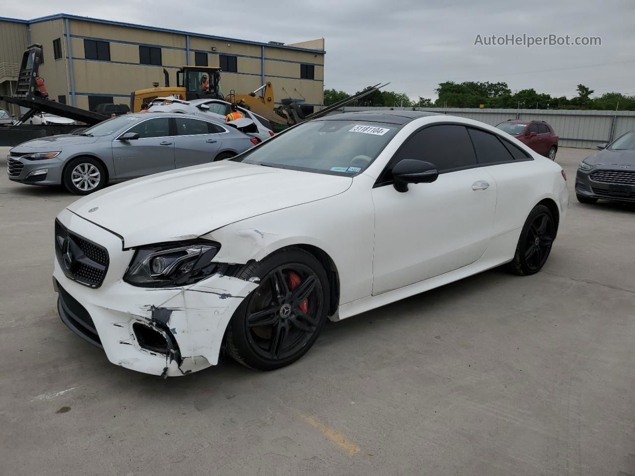 2019 Mercedes-benz E 450 White vin: WDD1J6HB1KF074835