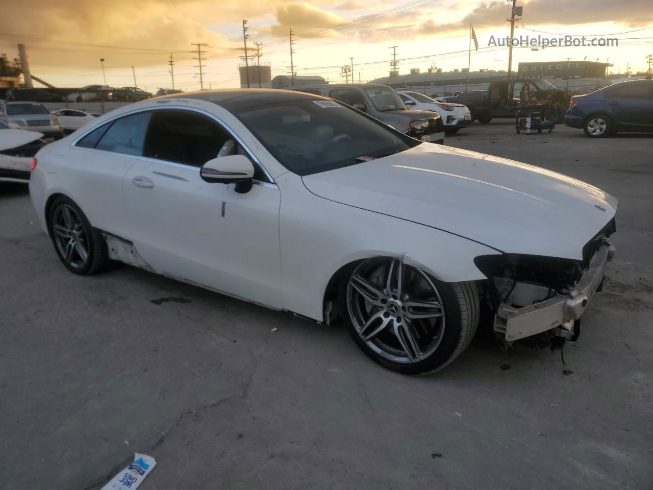 2019 Mercedes-benz E 450 White vin: WDD1J6HB3KF087277