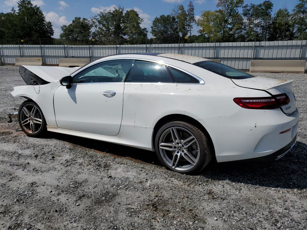 2019 Mercedes-benz E 450 White vin: WDD1J6HB6KF077973