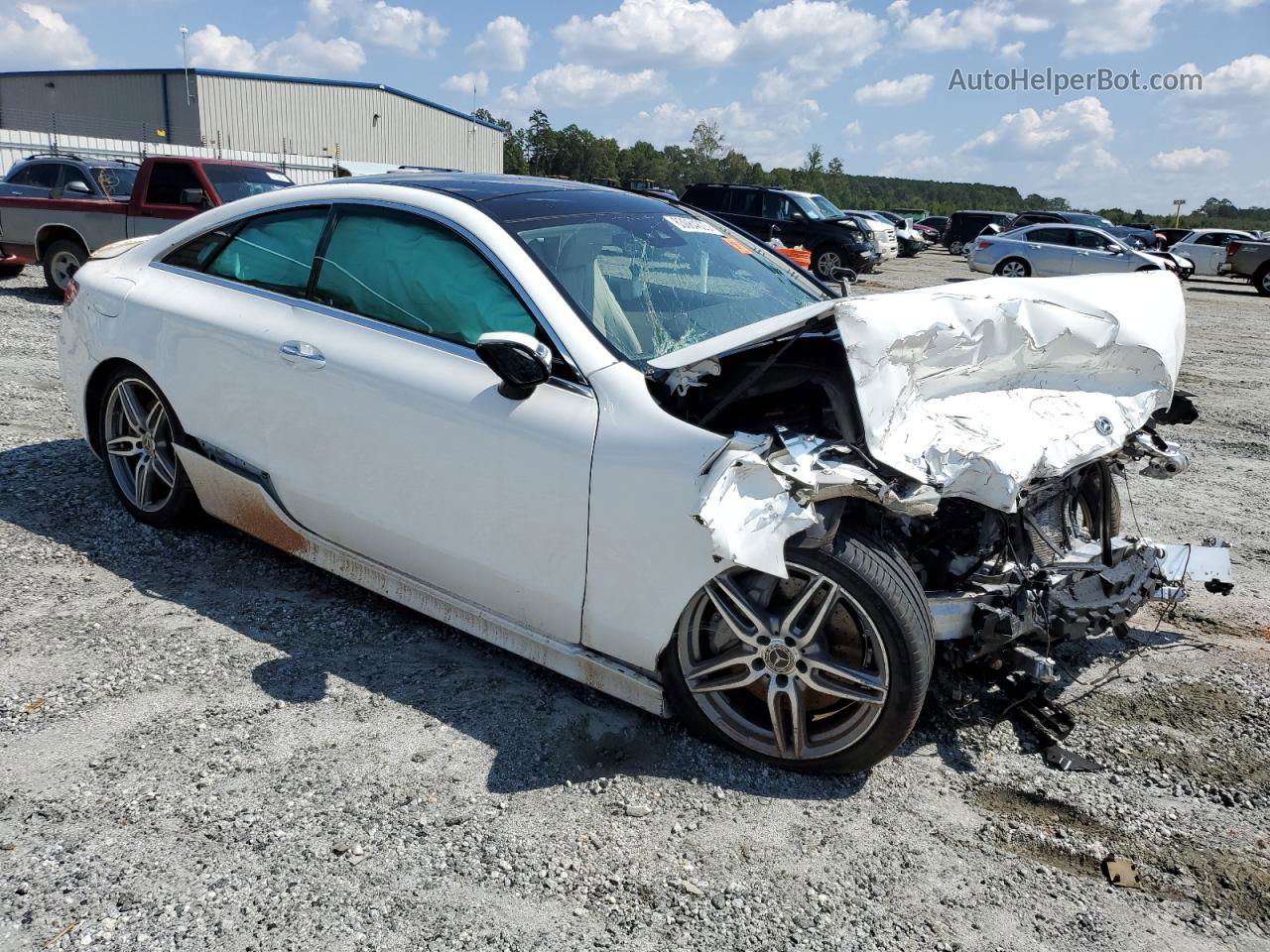 2019 Mercedes-benz E 450 White vin: WDD1J6HB6KF077973