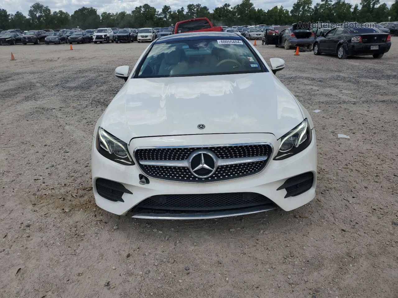 2019 Mercedes-benz E 450 White vin: WDD1J6HB6KF095809