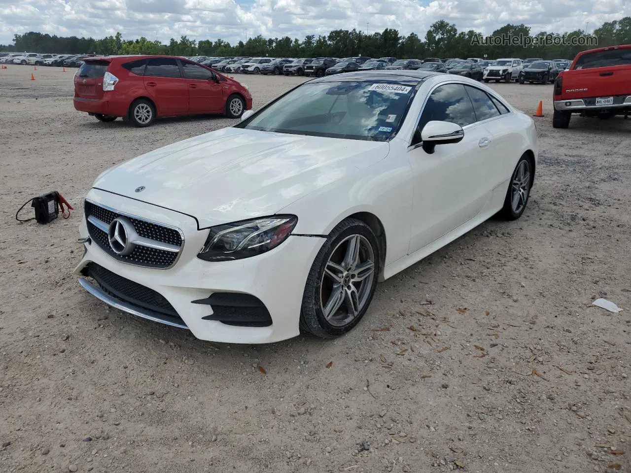 2019 Mercedes-benz E 450 White vin: WDD1J6HB6KF095809