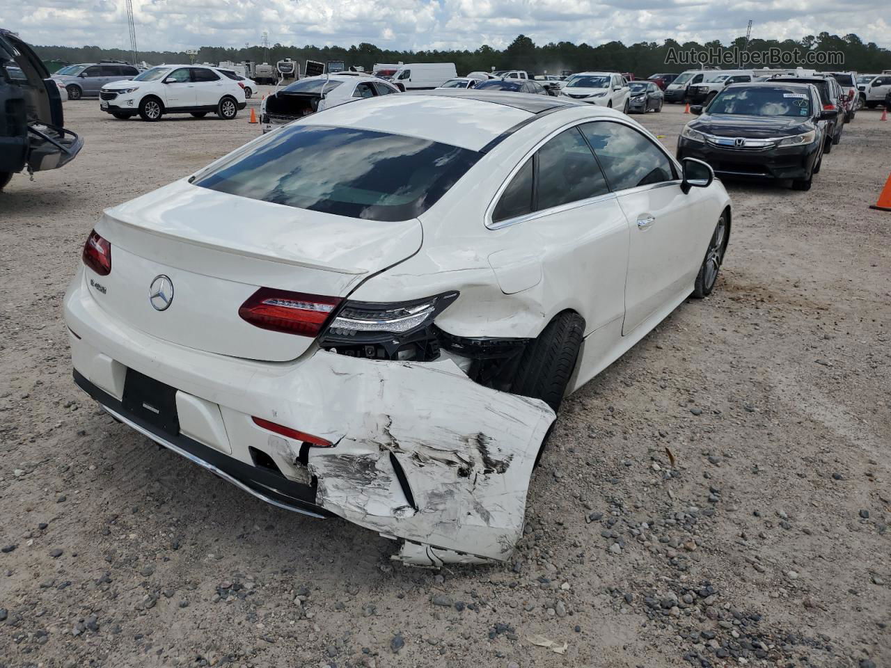 2019 Mercedes-benz E 450 White vin: WDD1J6HB6KF095809