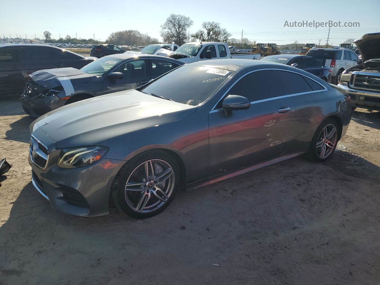 2019 Mercedes-benz E 450 Gray vin: WDD1J6HB8KF086500