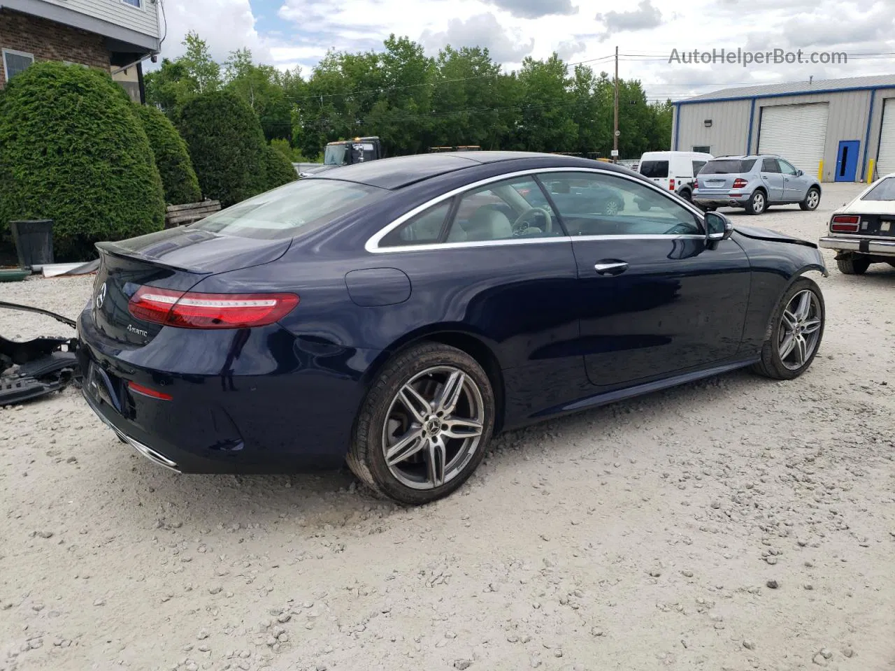 2019 Mercedes-benz E 450 4matic Синий vin: WDD1J6JB5KF105143