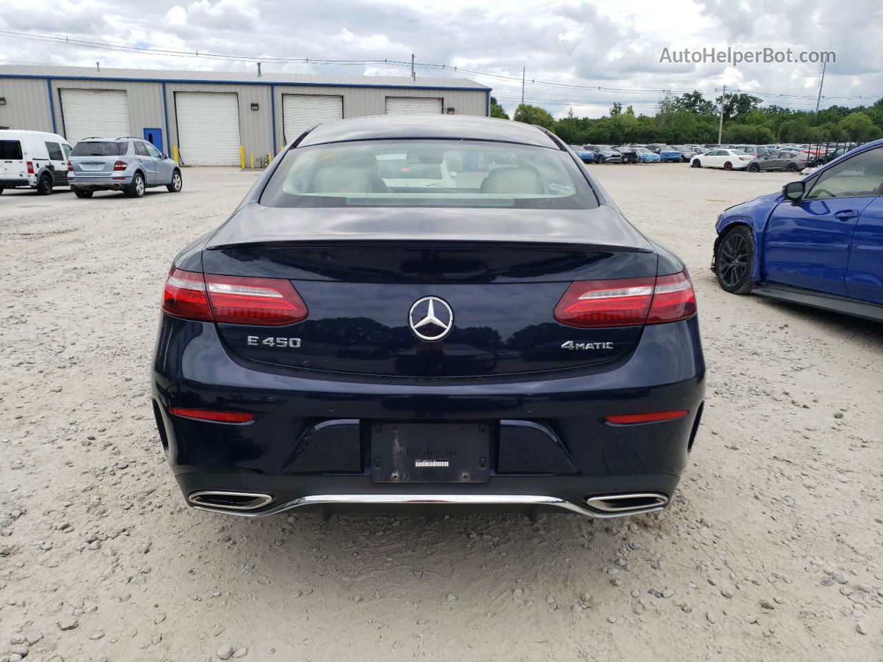 2019 Mercedes-benz E 450 4matic Blue vin: WDD1J6JB5KF105143