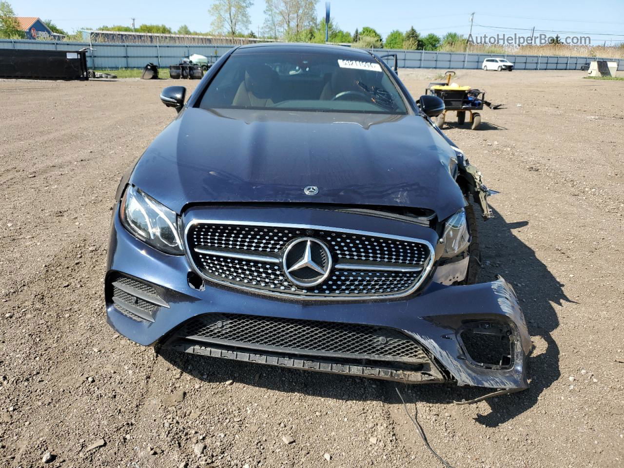 2019 Mercedes-benz E 450 4matic Blue vin: WDD1J6JB7KF108058