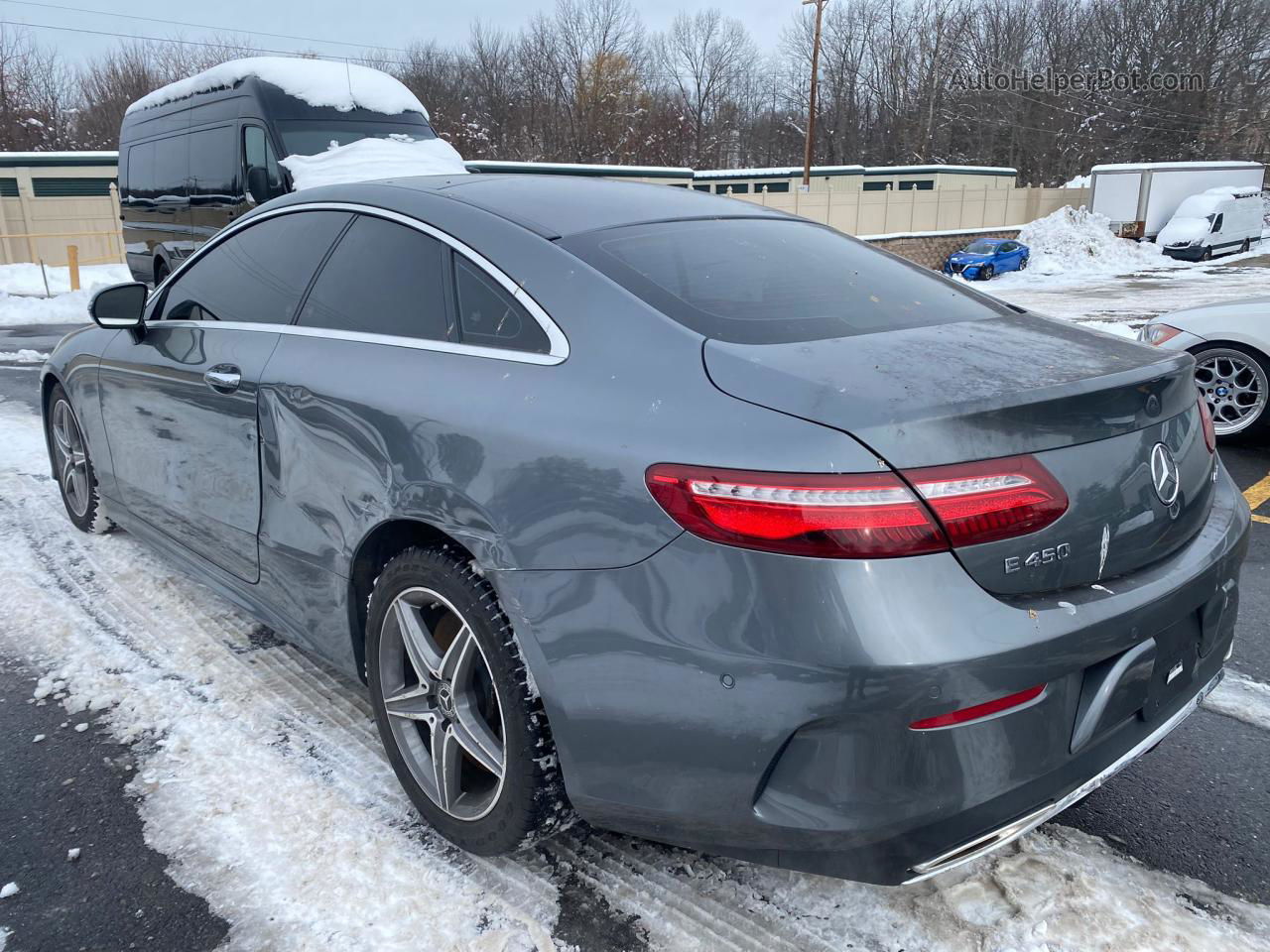 2019 Mercedes-benz E 450 4matic Угольный vin: WDD1J6JB9KF084488