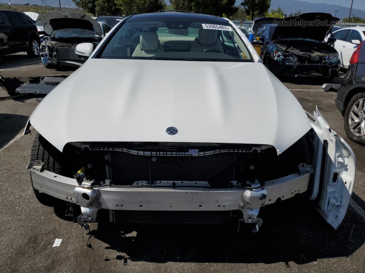 2019 Mercedes-benz E 450 4matic White vin: WDD1J6JBXKF092664