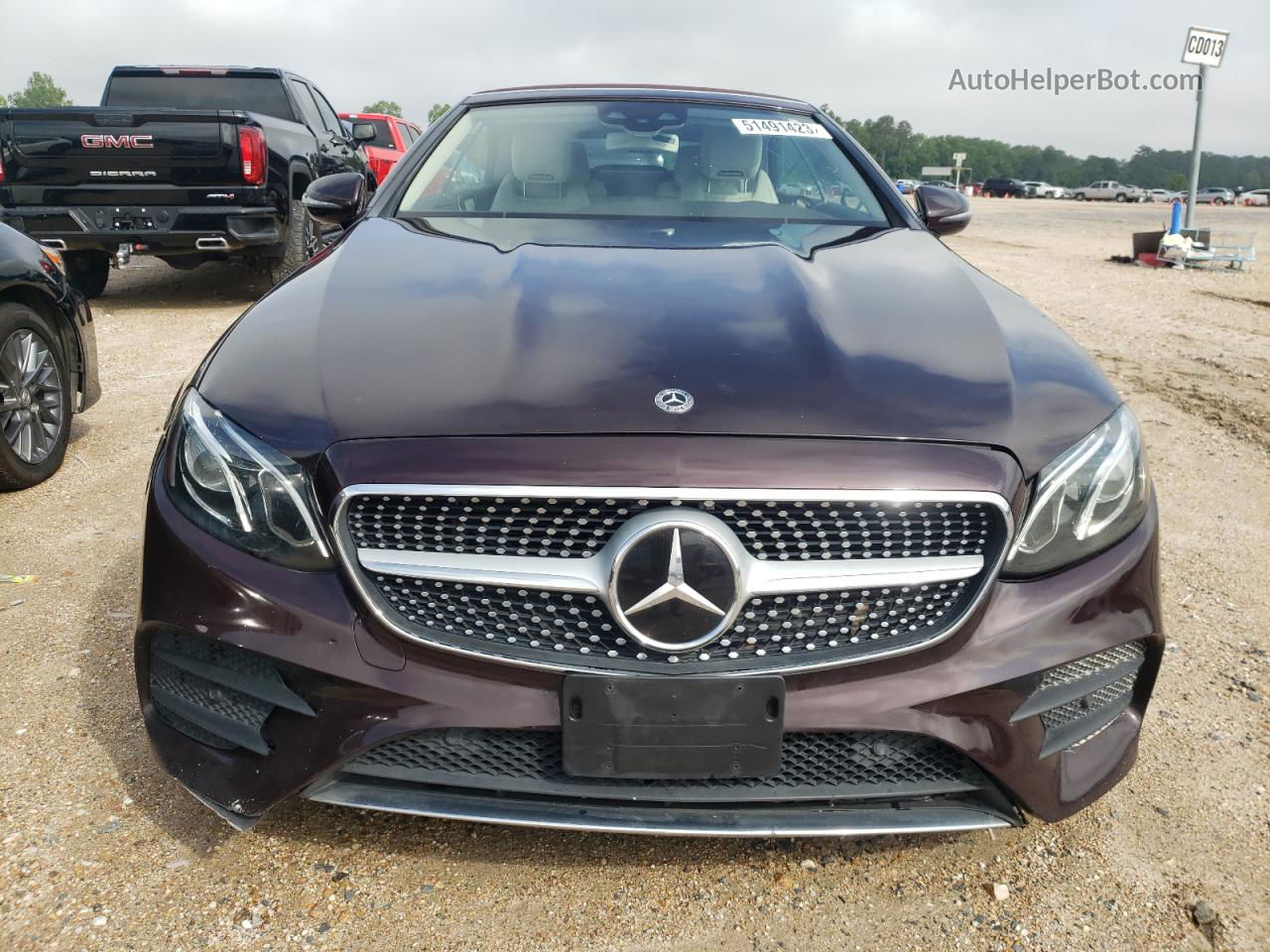 2019 Mercedes-benz E 450 Burgundy vin: WDD1K6HB0KF098850