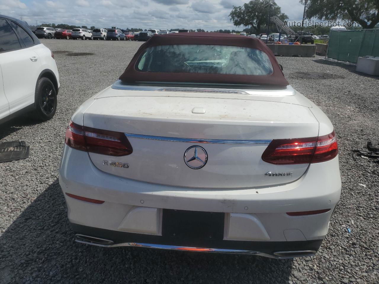 2019 Mercedes-benz E 450 4matic White vin: WDD1K6JB5KF081598