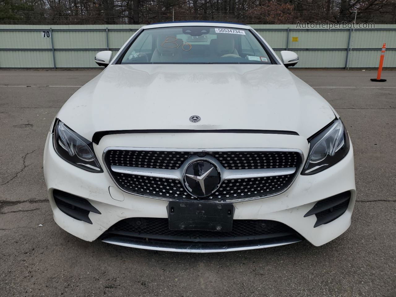 2019 Mercedes-benz E 450 4matic White vin: WDD1K6JB5KF084999