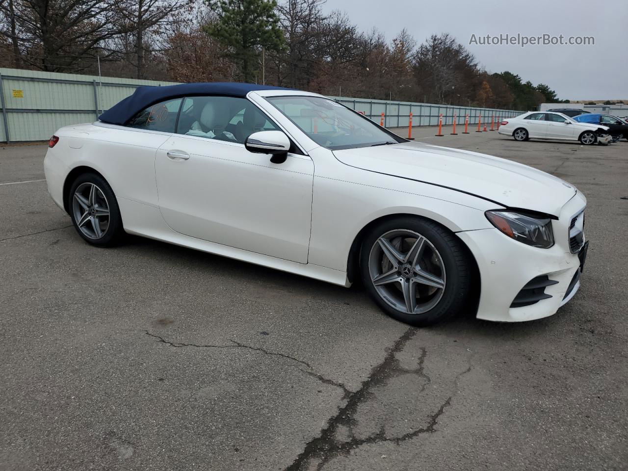 2019 Mercedes-benz E 450 4matic White vin: WDD1K6JB5KF084999