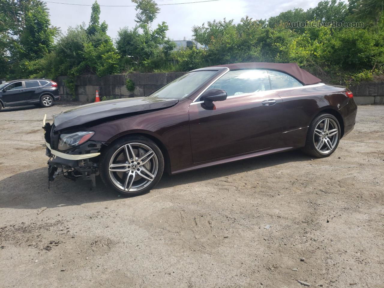 2019 Mercedes-benz E 450 4matic Maroon vin: WDD1K6JB7KF087693