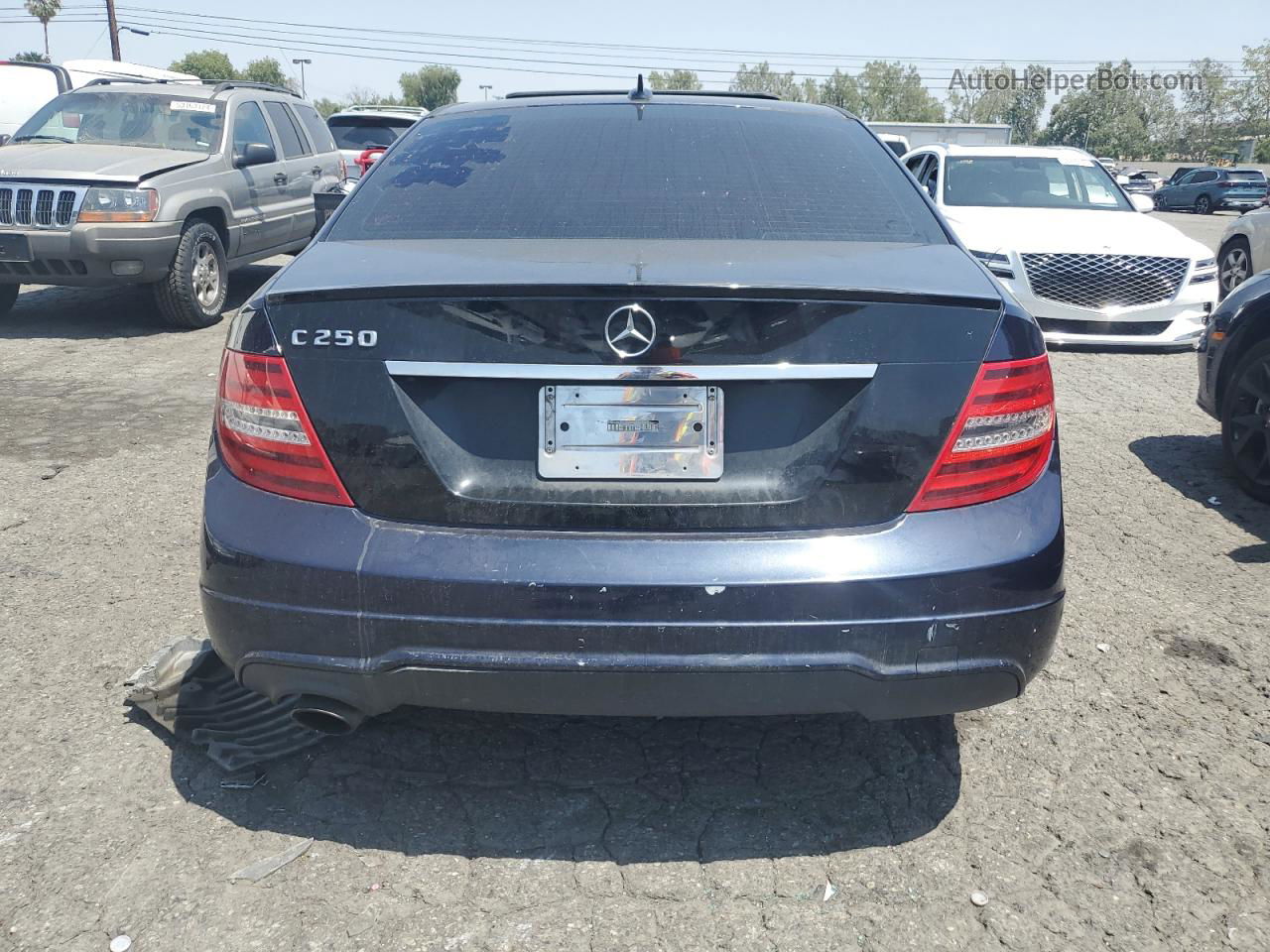 2012 Mercedes-benz C 250 Blue vin: WDDGF4HB0CA607434