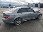 2012 Mercedes-benz C 250 Gray vin: WDDGF4HB0CA673756