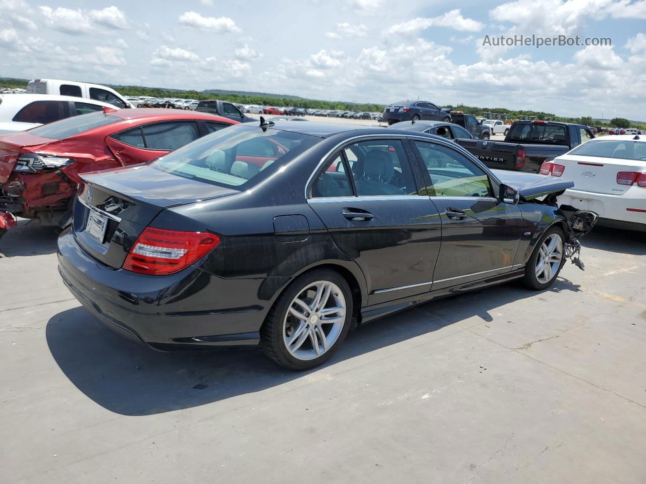 2012 Mercedes-benz C 250 Угольный vin: WDDGF4HB0CR228290