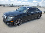 2012 Mercedes-benz C 250 Black vin: WDDGF4HB1CA725122