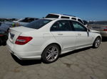 2012 Mercedes-benz C 250 White vin: WDDGF4HB1CA726626