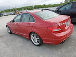 2012 Mercedes-benz C 250 Red vin: WDDGF4HB1CR202829