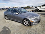 2012 Mercedes-benz C 250 Silver vin: WDDGF4HB1CR237449