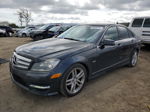 2012 Mercedes-benz C 250 Black vin: WDDGF4HB2CA679350