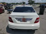 2012 Mercedes-benz C 250 White vin: WDDGF4HB2CA726702