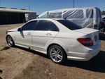 2012 Mercedes-benz C 250 White vin: WDDGF4HB2CR218179