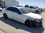 2012 Mercedes-benz C 250 White vin: WDDGF4HB2CR235015