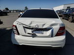 2012 Mercedes-benz C 250 White vin: WDDGF4HB2CR235015