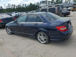 2012 Mercedes-benz C 250 Blue vin: WDDGF4HB3CR199710