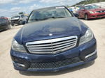 2012 Mercedes-benz C 250 Blue vin: WDDGF4HB3CR199710