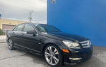 2012 Mercedes-benz C 250 Black vin: WDDGF4HB3CR209166