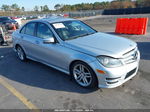 2012 Mercedes-benz C 250 Sport/luxury Silver vin: WDDGF4HB3CR217915