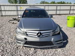 2012 Mercedes-benz C 250 Gray vin: WDDGF4HB4CA628061