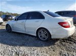 2012 Mercedes-benz C 250 White vin: WDDGF4HB4CA631431