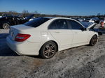 2012 Mercedes-benz C 250 White vin: WDDGF4HB4CR225117