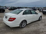 2012 Mercedes-benz C 250 White vin: WDDGF4HB5CR228138