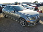 2012 Mercedes-benz C 250 Silver vin: WDDGF4HB5CR234375