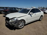 2012 Mercedes-benz C 250 White vin: WDDGF4HB6CA605039