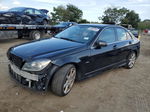 2012 Mercedes-benz C 250 Черный vin: WDDGF4HB6CA620253