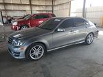 2012 Mercedes-benz C 250 Gray vin: WDDGF4HB6CR196168