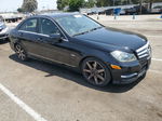 2012 Mercedes-benz C 250 Black vin: WDDGF4HB6CR197563