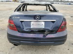 2012 Mercedes-benz C 250 Синий vin: WDDGF4HB6CR198888