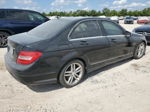 2012 Mercedes-benz C 250 Черный vin: WDDGF4HB7CA619533